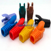 Network RJ45 Cat6A Cat7 Cat8 Cable Boots 8mm 8.5mm Big Size Diameter RJ45 Modular Plug Protection Plastic Sleeves PU Material SR Sheath