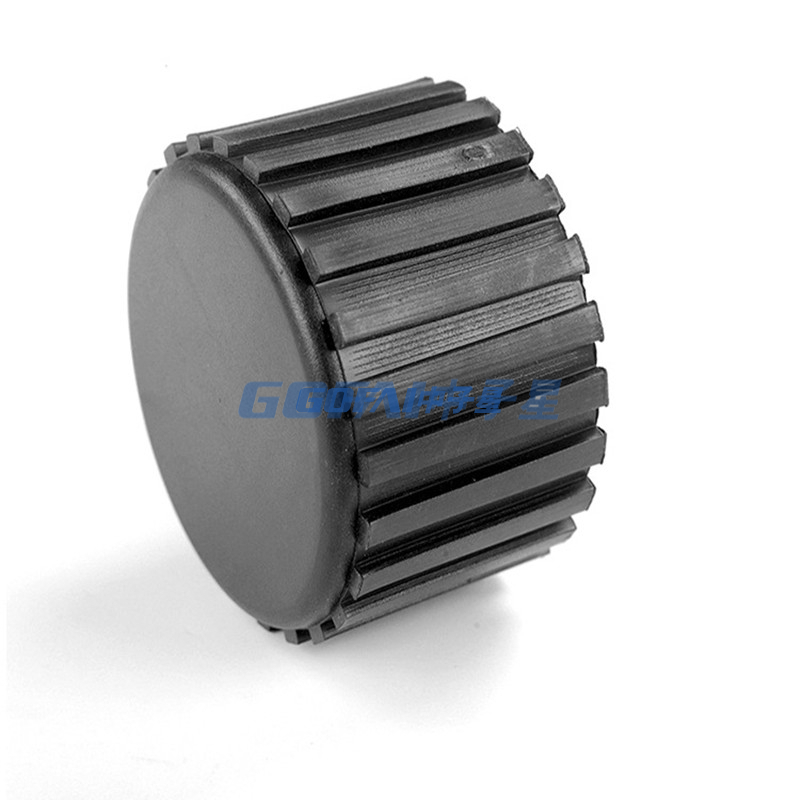 Wholesale Non Marking for Furniture Tables Chairs Desks Soft Non Slip Anti-Skid Black PE Bumper Round Rubber Feet Bumpers