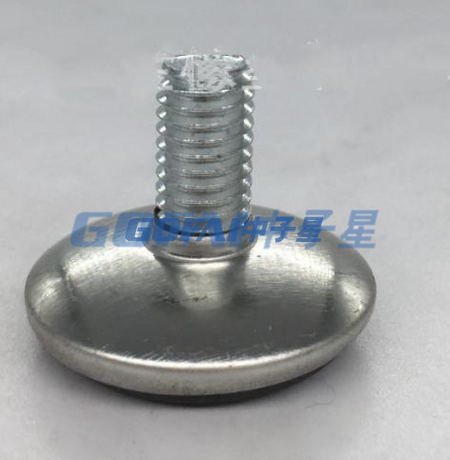 Fast Delivery Time Decorative Metal Furniture Iron Plastic Foot Nail Adjustable Feet