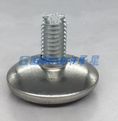 Fast Delivery Time Decorative Metal Furniture Iron Plastic Foot Nail Adjustable Feet