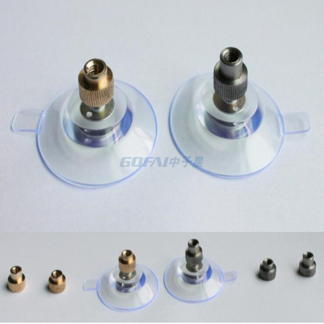 Silicone PVC with Threaded Suction Cup Glass Plastic Screw Suction Cup