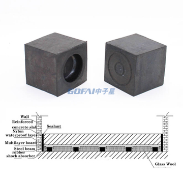 Floor Rubber Shock Absorber Machine Anti-Vibration Bumper Pad Rubber Damper