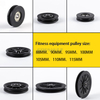 Universal Gym Nylon Wearproof Bearing Pulley for Fitness Equipment Part 50-120mm