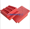 Custom Gymnasium Wooden Keel Leveling Rubber Wedge Buffer