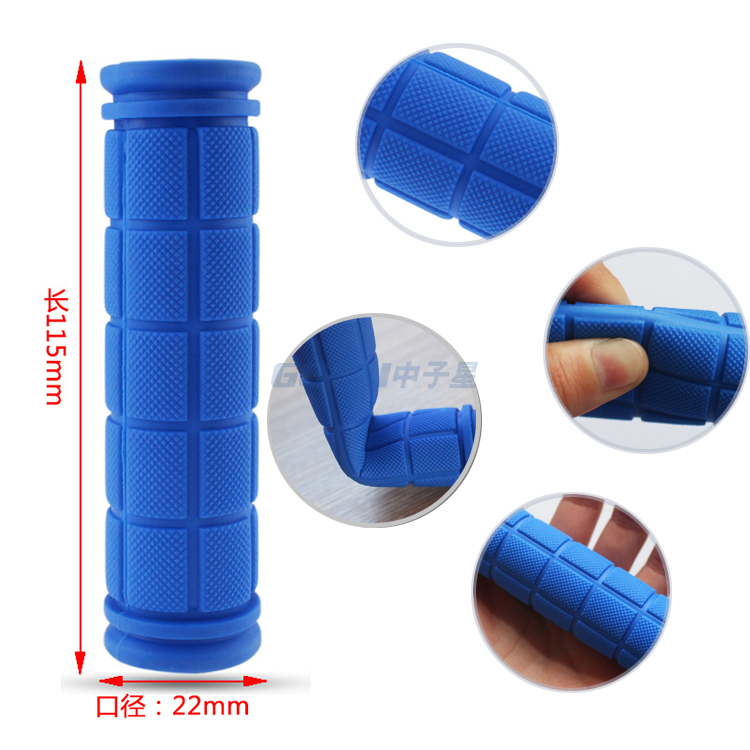 Custom Bike Silicone Rubber Handle Grip 22mm Tube Sleeve 