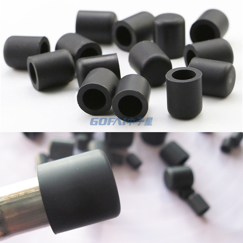 High Temp resistant 3mm~110mm Round Silicone Rubber End Caps For Pipe Tube Blanking Cover