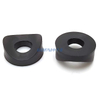 Round Pipe Arch Duckbill Gasket Plastic Furniture Steel Pipe Connector M6 Hole Wheelchair Walker Accessory