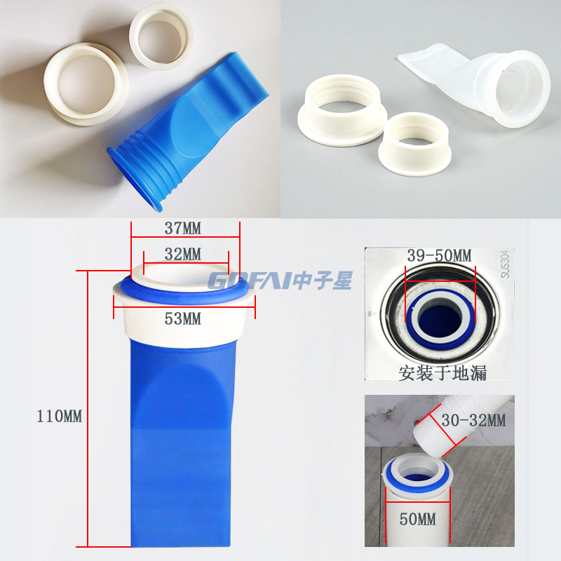 Bathroom Sewer Pipe Seal Ring Silicone Deodorant Floor Drain Core