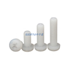 304 Stainless Steel Round Head Cross Shaped Screw with Intermediate Thread/Furniture Handle Screw/Black White Plastic Screw