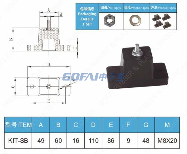 KIT-SB橡胶减震器5