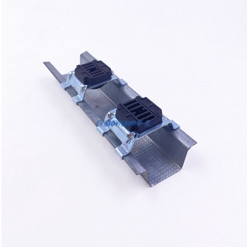 Soundclips Construction E shape Sound Isolation Clip for Ceiling And Wall Construction Acoustic ...