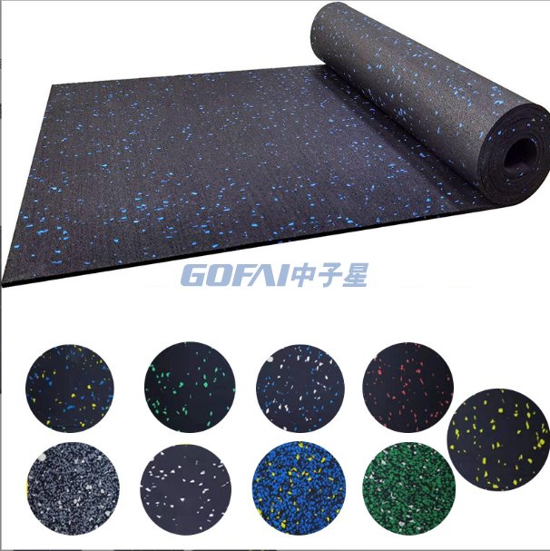 Soundproofing Gym Shock Absorber Rubber Floor Mat Tiles